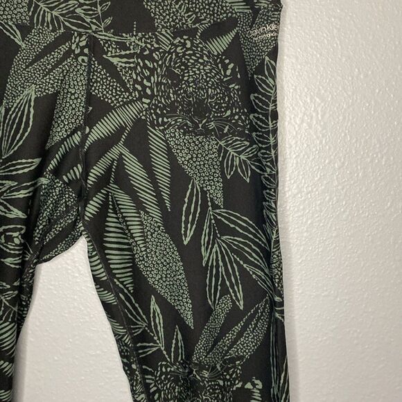 Calvin Klein Performance Wick Safari Print Leggings Size Large - Picture 4 of 11